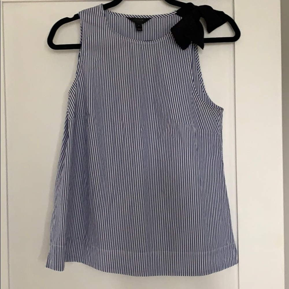 JCrew Grosgrain Bow Blouse